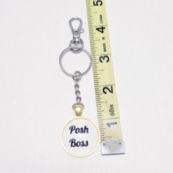 Posh Boss Keychain/Handbag Charm Golden - Picture 5 of 6